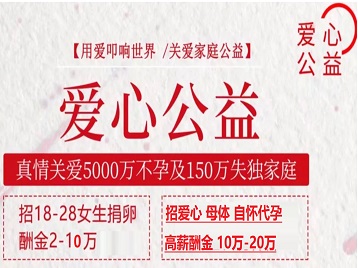 爱民捐卵助孕生子 爱心志愿者招募